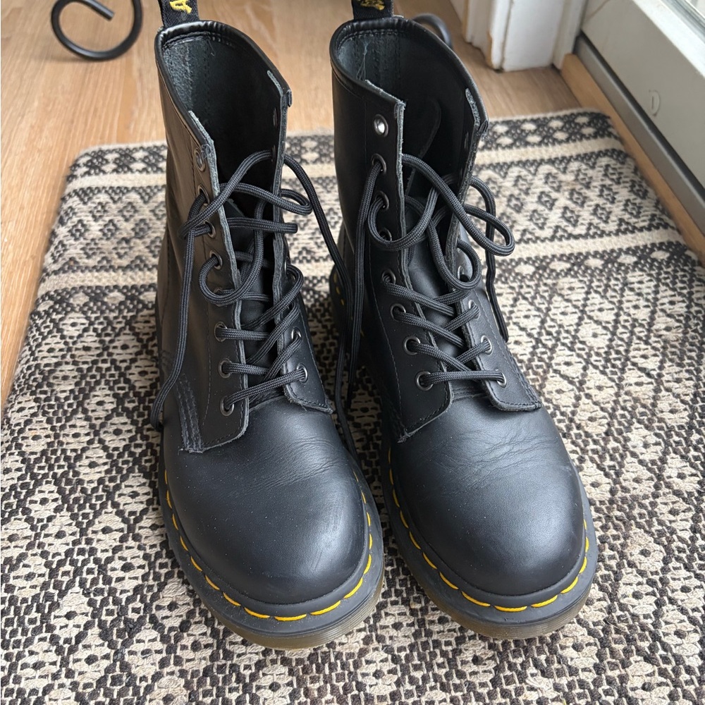 Dr. Martens Black Combat Boots